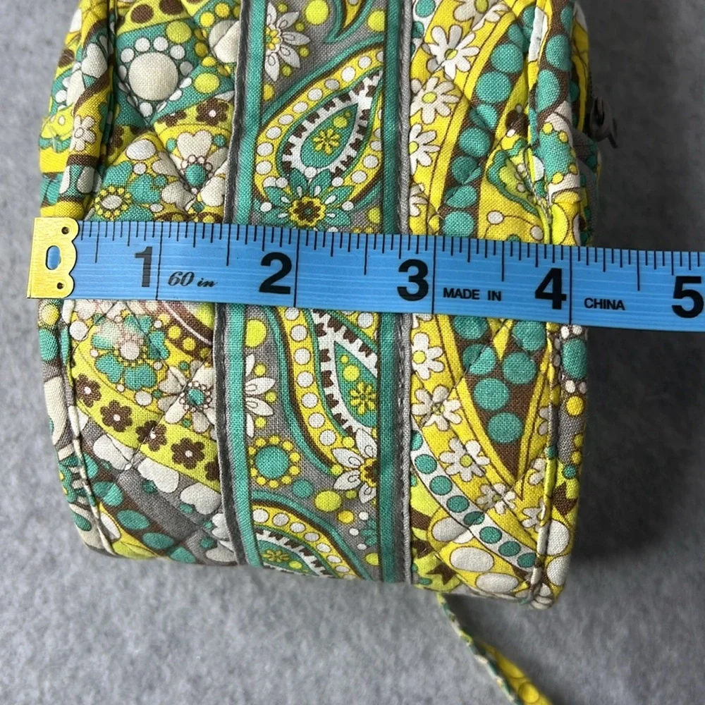 Vera Bradley All Wrapped Up Jewelry Travel Case Lemon Parfait Retired - Picture 10 of 17